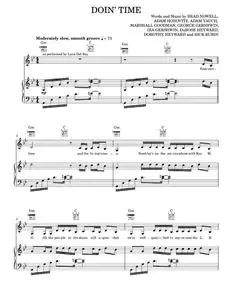 Doin' Time - Lana Del Rey, Sublime (Piano-Vocal-Guitar)