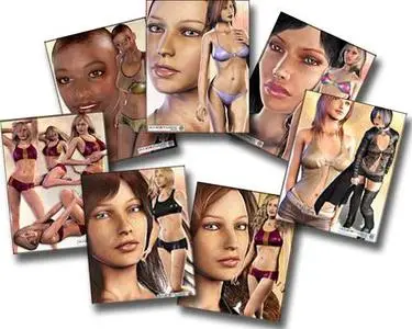 DAZ3D Victoria 4 - Skins, Morphs, and Poses