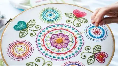 Embroidery For Beginners - 39 Stitches