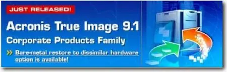 Acronis True Image Workstation ver. 9.1.3854