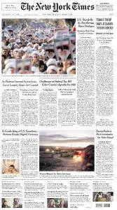 The New York Times - 4 January 2018