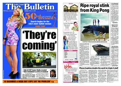 The Gold Coast Bulletin – October 13, 2009