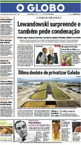 Jornal O Globo - 23 de agosto de 2012 - Quinta
