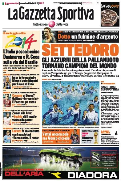 La Gazzetta dello Sport (31-07-11)