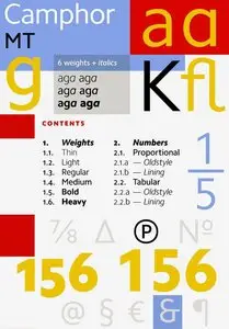 Camphor Pro Font Family