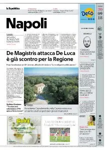 la Repubblica Napoli - 30 Settembre 2018