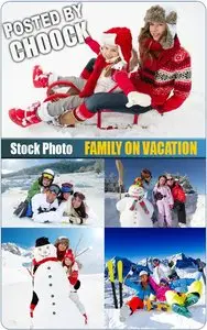 Family on vacation - Stock Photo