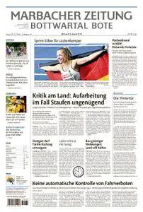 Marbacher Zeitung - 08. August 2018