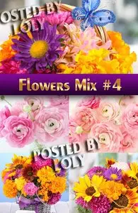 Flowers Mix #4 - Stock Photo