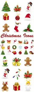 Christmas Icons Vector