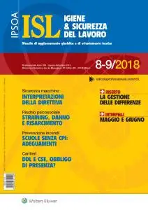 Igiene & Sicurezza del Lavoro - Agosto-Settembre 2018