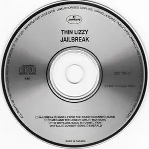 Thin Lizzy - Jailbreak (1976) {1990, Reissue}