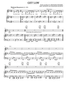 Get Low - Lil' Jon and the Eastside Boys (Piano-Vocal-Guitar)
