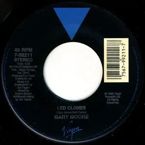 Gary Moore - Led Clones (1989, 7" EP) (24/96 Vinyl Rip)