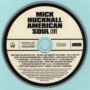 Mick Hucknall - American Soul (2013) {Deluxe Edition With Bonus Live Disc}