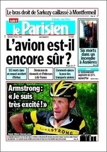 Le Parisien, du Mercredi 01 Juillet 2009.