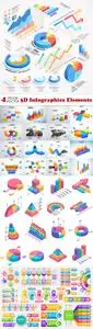 Vectors - 3D Infographics Elements Set