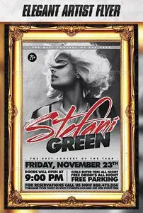GraphicRiver Elegant Artist Flyer