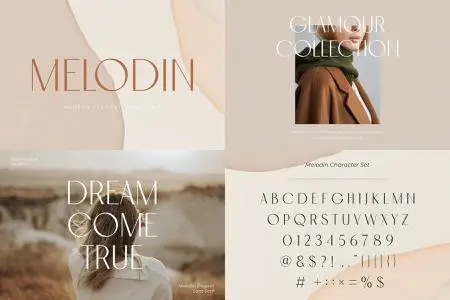 Melodin - Modern Elegant Sans Serif