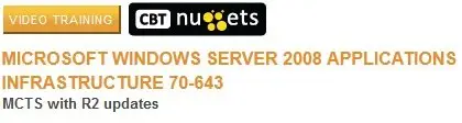 Microsoft Windows Server 2008 Applications Infrastructure 70-643