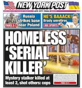 New York Post - March 14, 2022