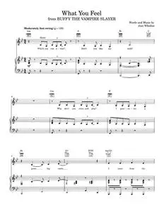 What You Feel - Buffy The Vampire Slayer TV Series, Joss Whedon (Piano-Vocal-Guitar)