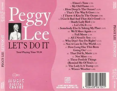 Peggy Lee - Let's Do It: 20 Great Songs (1997)
