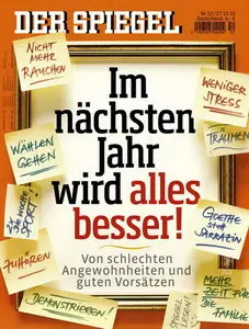 Spiegel Magazin No 52 vom 27 Dezember 2010
