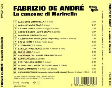 Fabrizio De André - La Canzone di Marinella (1995)
