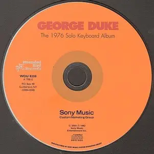 George Duke - The 1976 Solo Keyboard Album (1976)