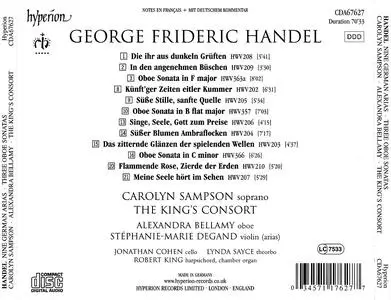 Carolyn Sampson, Robert King, The King's Consort - George Frideric Handel: Neun Deutsche Arien (2007)