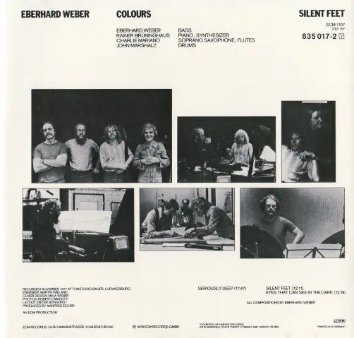 Eberhard Weber - Silent Feet (1977)