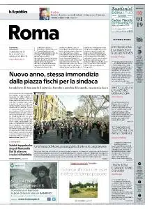 la Repubblica Roma - 2 Gennaio 2019