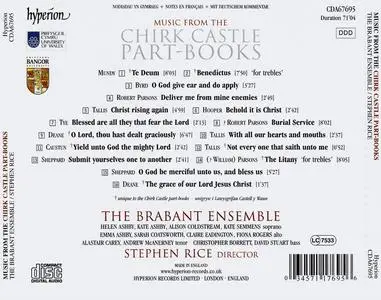 Stephen Rice, The Brabant Ensemble - Music from the Chirk Castle Part-Books (2009)