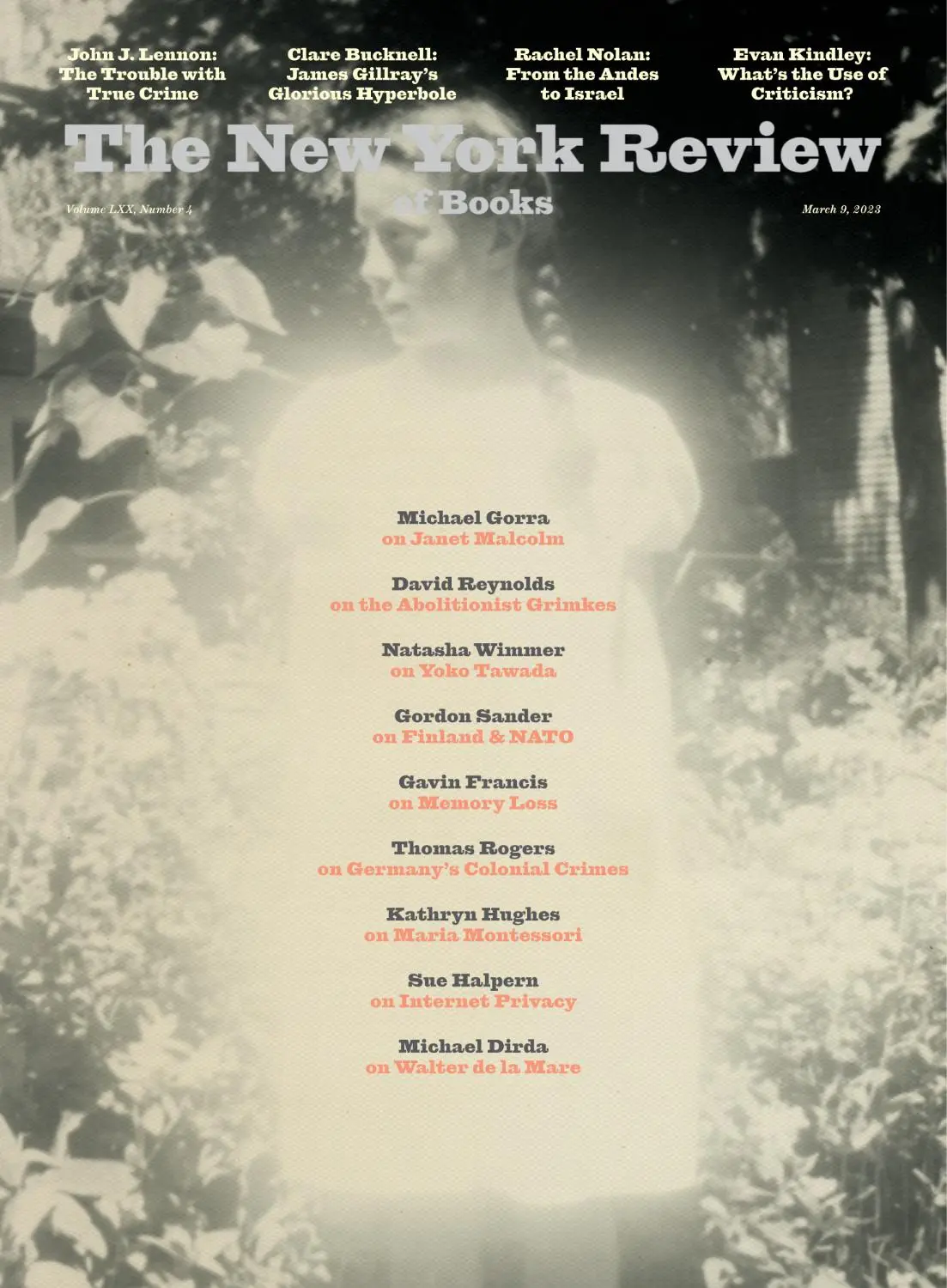 The New York Review of Books 2023年3月 9,