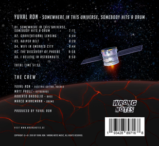 Yuval Ron - Somewhere in This Universe, Somebody Hits a Drum (ft. Marco Minnemann) (2019)