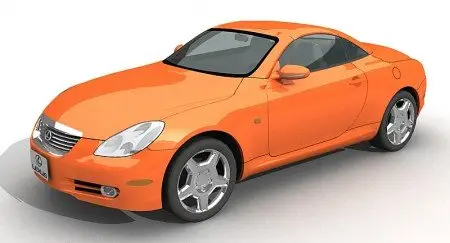 Lexus SC430 3D Model