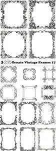 Vectors - Ornate Vintage Frames 17