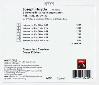 Consortium Classicum - Joseph Haydn: 6 Notturni (2000)