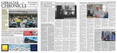 Gibraltar Chronicle – 22 December 2021