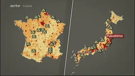 (Arte) Le dessous des cartes : Le nucléaire civil en 2012 (2012)