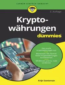 Krijn Soeteman, Rainer G. Haselier - Kryptowährungen für Dummies