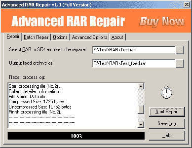 Advanced RAR Repair 1.0 (Full Version)