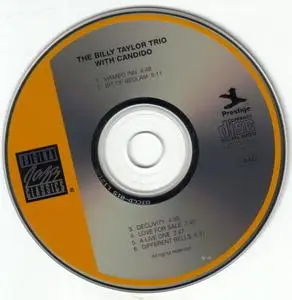 Billy Taylor - The Billy Taylor Trio with Candido (1954) {Prestige OJCCD-015-2 rel 1991}