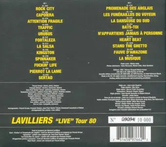 Bernard Lavilliers - TOUR  80