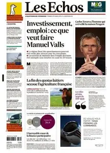 Les Echos + Les Echos Société du Mardi 31 Mars 2015