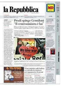 la Repubblica - 18 Febbraio 2018