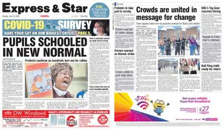 Express and Star Sandwell Edition – June 15, 2020