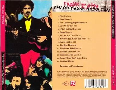 Frank Zappa - Tinseltown Rebellion (1981) {1995 Ryko Remaster Complete Series}