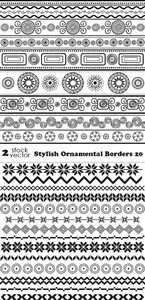 Vectors - Stylish Ornamental Borders 20